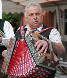 Martin Mandl beim Blütenfest