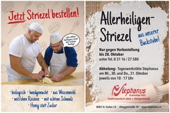 Jetzt Allerheiligenstriezel bestellen